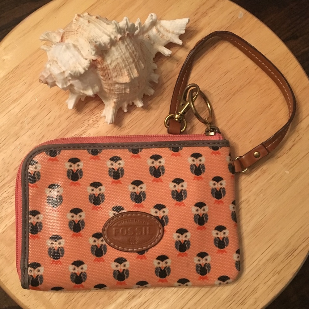 🦉🦉 Fall Inspired Fossil Owl Wristlet Wallet 🦉🦉